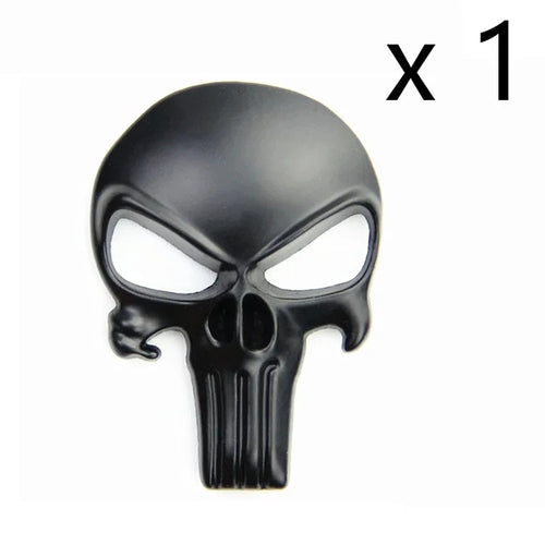 3D Solid Metal Sticker Tactical Skull for Motorcycle Car Decoration