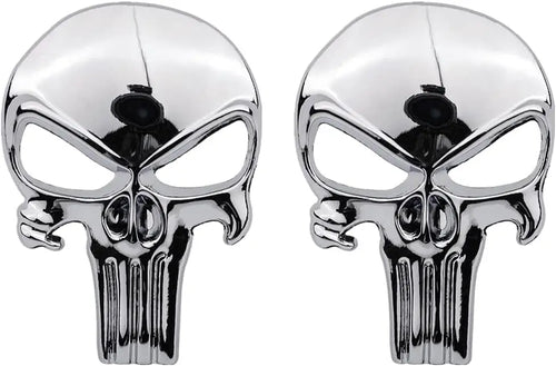 3D Solid Metal Sticker Tactical Skull for Motorcycle Car Decoration