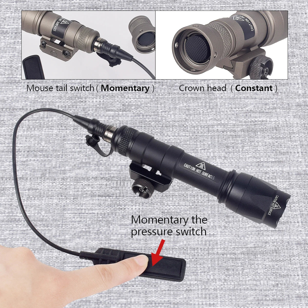 SureFire Airsoft M600C M600 M300 Tactical Scout Light AR15 Rifle