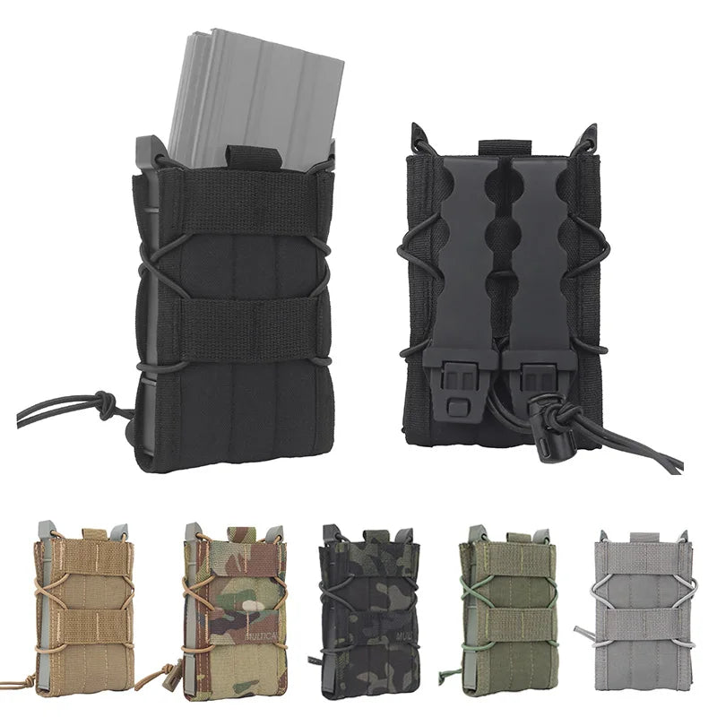 Tactical Molle 5.56mm Magazine Pouch for Ar15 M4 Mag Bag Holster