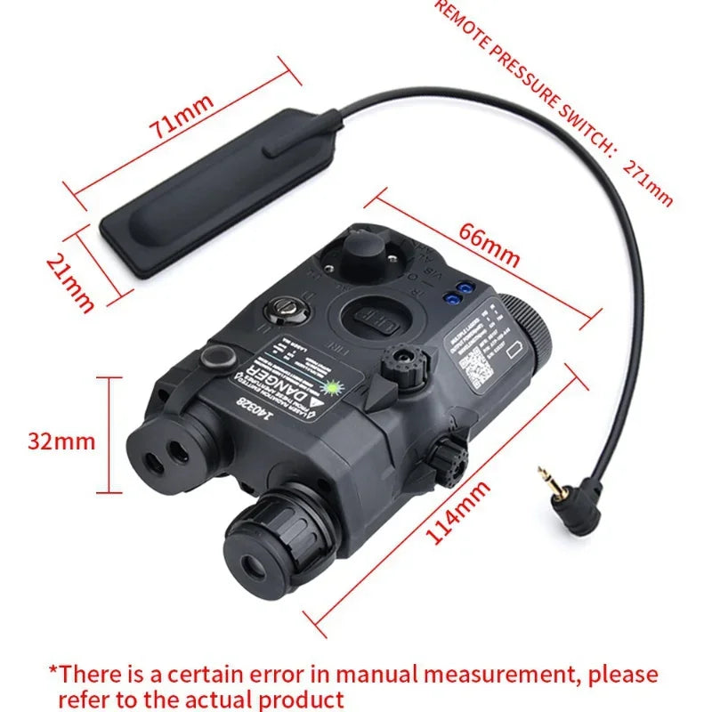 PEQ-15 Red/Green Dot IR Laser Sight LA-PEQ15 Tactical Weapon Light