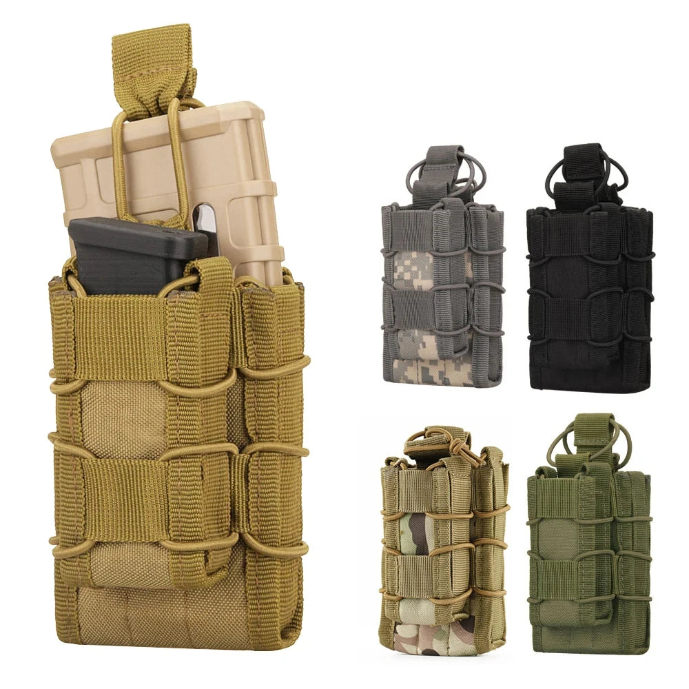 Molle Tactical Magazine Pouch Double Decker Single Airsoft Tactical AR