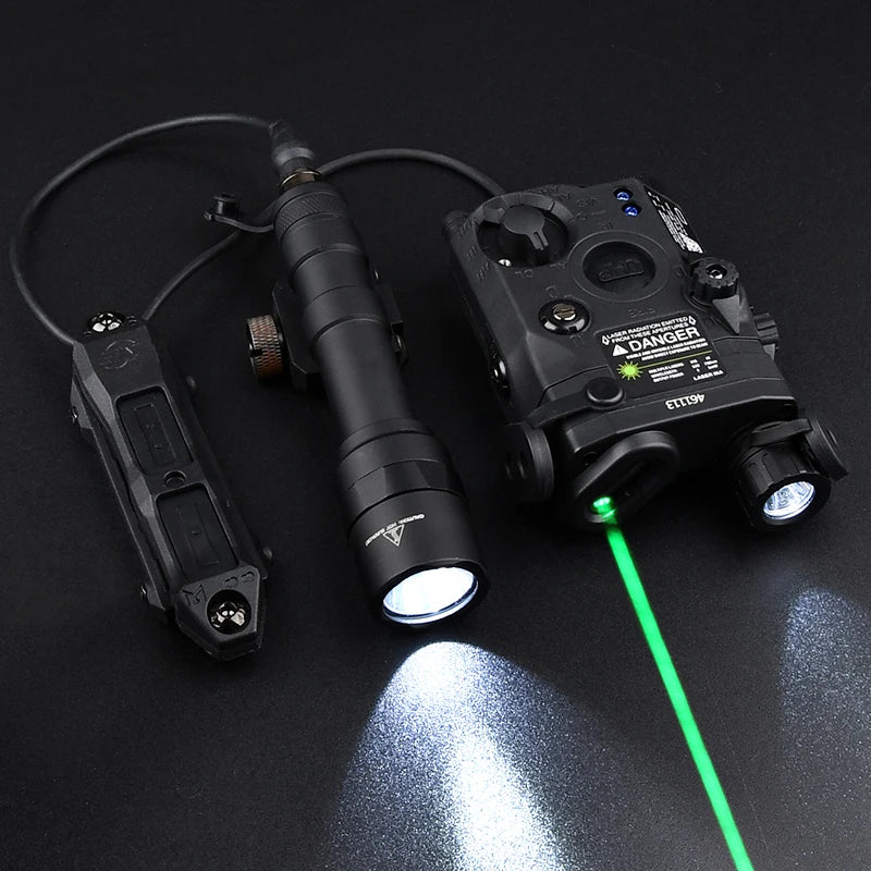 Tactical PEQ-15 Red Green Blue IR Laser WADSN M300A M600U White Light