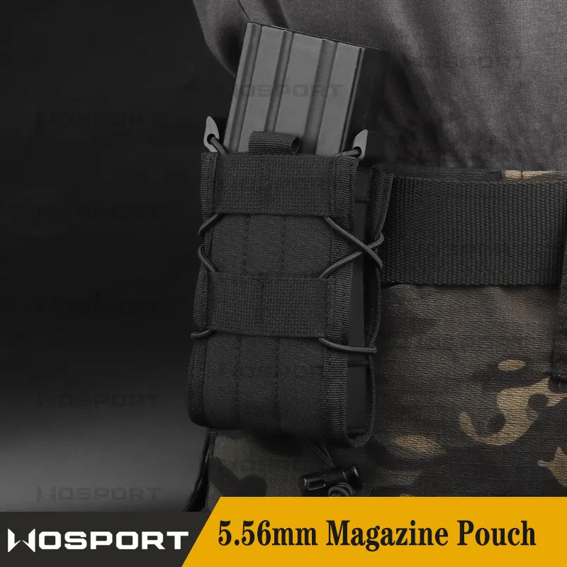 Tactical Molle 5.56mm Magazine Pouch for Ar15 M4 Mag Bag Holster