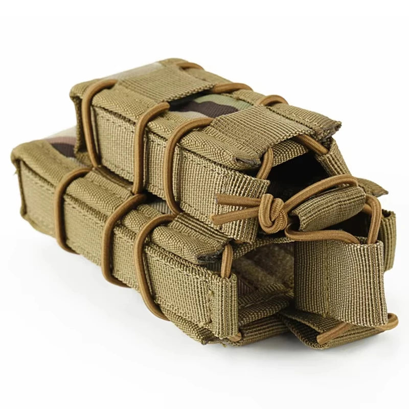 Molle Tactical Magazine Pouch Double Decker Single Airsoft Tactical AR