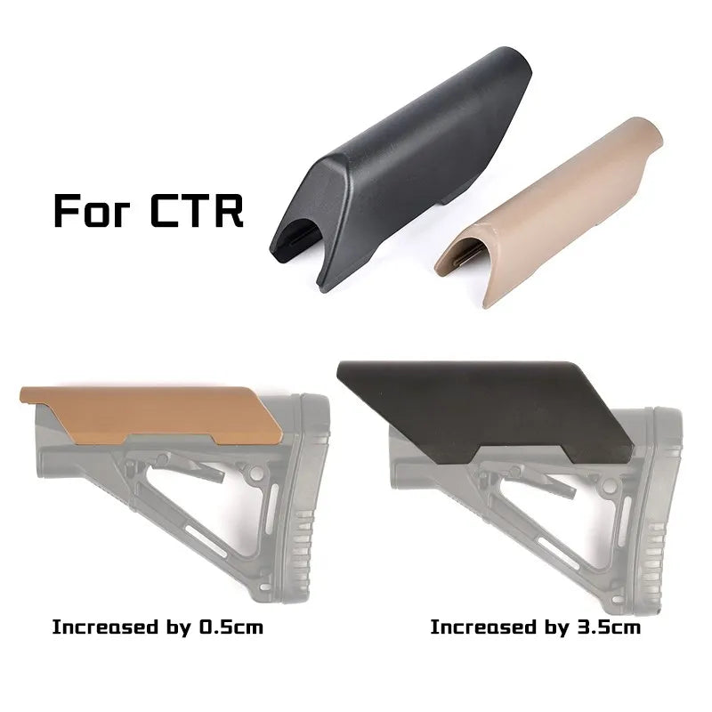 Tactical CTR Cheek Riser Suitable For Non Gunstock Stock AR 15 M4