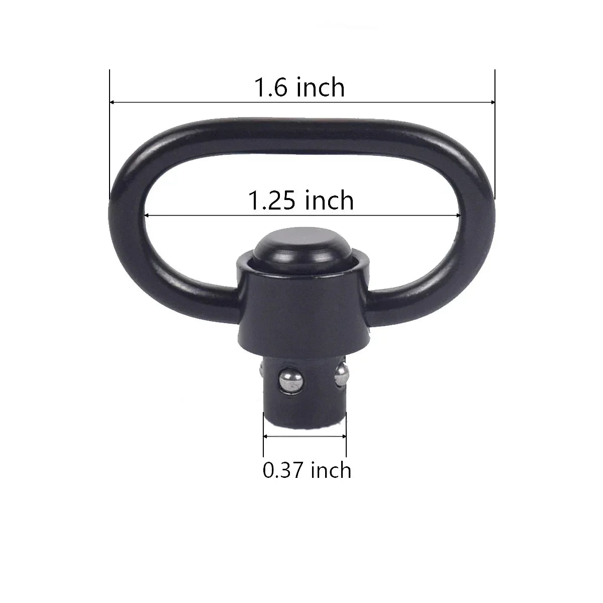 Tactical RSA GBB QD Slings Swivel Ring Mount MLOK Stud Adapter 20mm