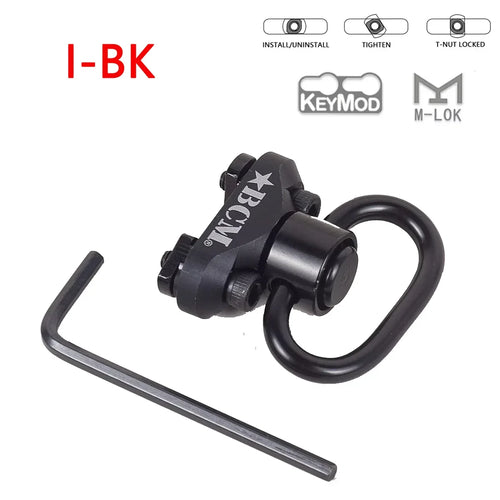 Tactical RSA GBB QD Slings Swivel Ring Mount MLOK Stud Adapter 20mm