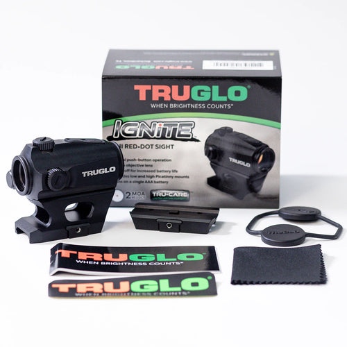 TRUGLO Tru-Tec Red Dot sight Reflex Scope IGNITE 1X Green Dot 2 MOA