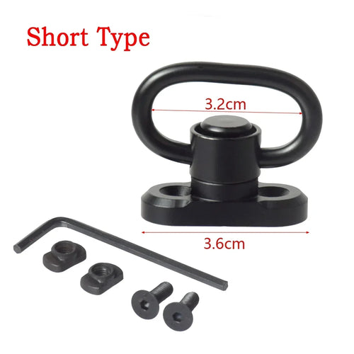 Tactical RSA GBB QD Slings Swivel Ring Mount MLOK Stud Adapter 20mm