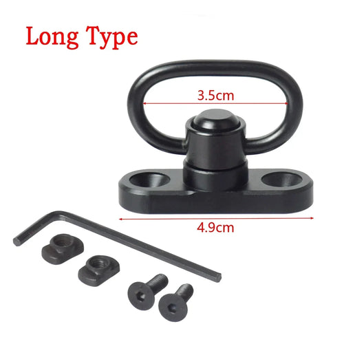 Tactical RSA GBB QD Slings Swivel Ring Mount MLOK Stud Adapter 20mm