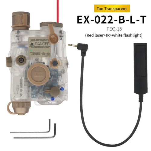 Tactical PEQ-15 Full-featured flashlight infrared illuminator/infrared