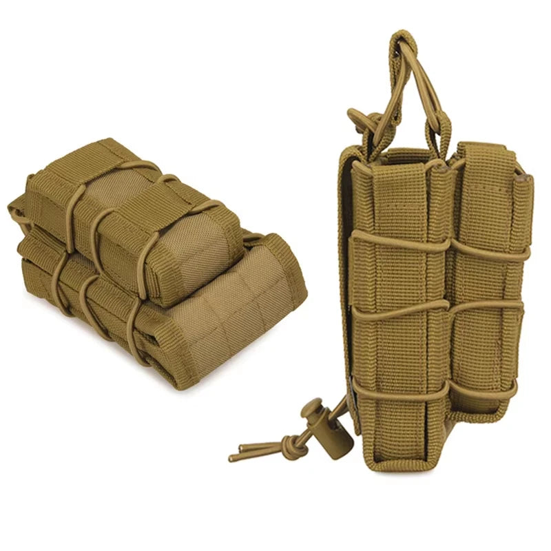 Molle Tactical Magazine Pouch Double Decker Single Airsoft Tactical AR