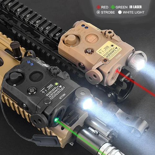 PEQ-15 Red/Green Dot IR Laser Sight LA-PEQ15 Tactical Weapon Light