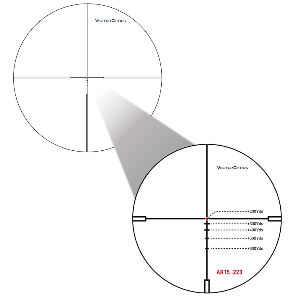 Hunting Rifle Scope Vector Optics | Scope Vector Optics Grimlock -